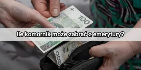 Ręce wkładają banknoty do portfela. Pytanie brzmi: ile komornik może zabrać z emerytury?
