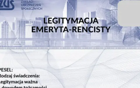 Nowa legitymacja emeryta rencisty ZUS. Dokument potwierdza uprawnienia do świadczeń.