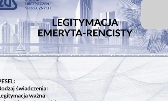 Nowa legitymacja emeryta rencisty ZUS. Dokument potwierdza uprawnienia do świadczeń.